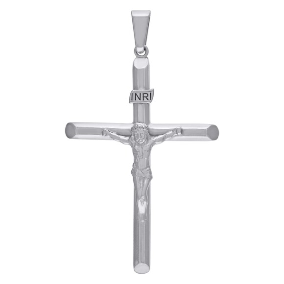925 Sterling Silver Unisex Religious Crucifix Charm Pendant